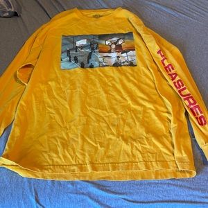 “Pleasures” art & apparel version 7.0 long sleeve tee